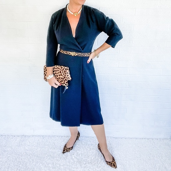 Talbots Black 3/4 Dress - 4. STUNNING! - Picture 2 of 10